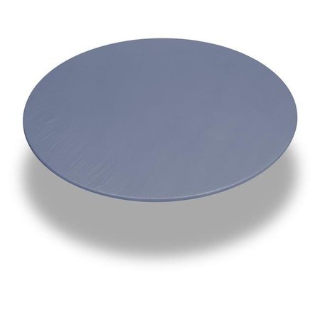 CARNATION HOME FASHIONS Carnation Home Fashions SFLN-F60RD-24 60 in. Round Fitted Vinyl Tablecloth; Slate SFLN-F60RD/24